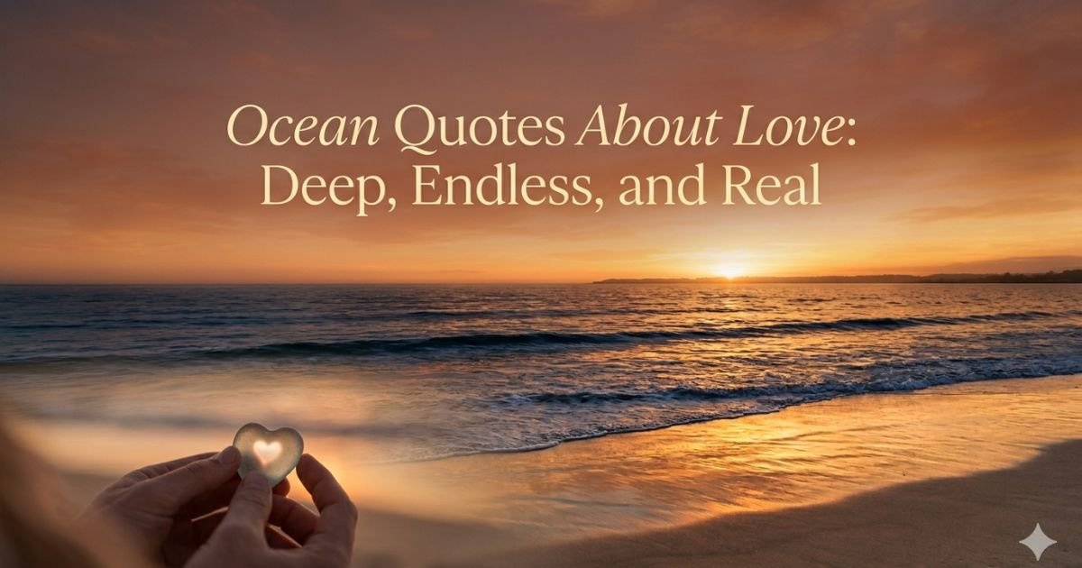 Ocean Quotes About Love: Deep, Endless, and Real