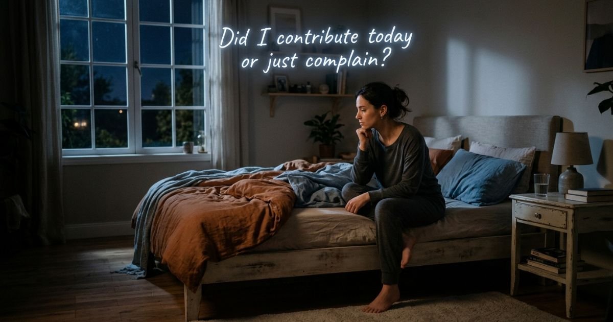 One Question Worth Asking Before You Sleep Tonight