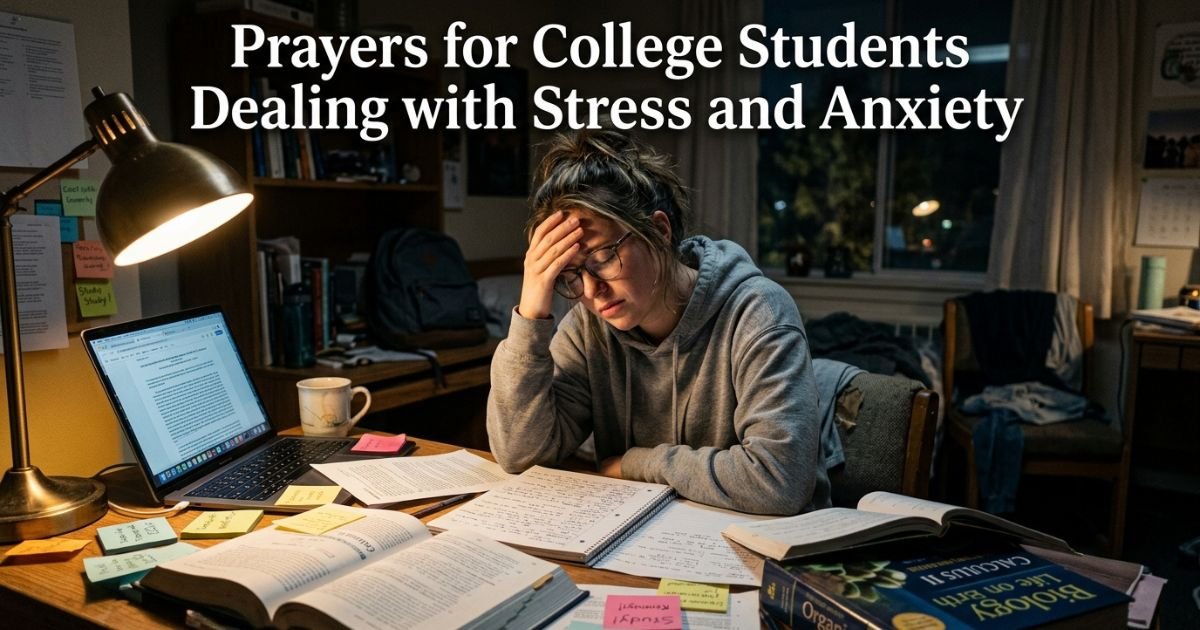 Prayers for College Students Dealing with Stress and Anxiety