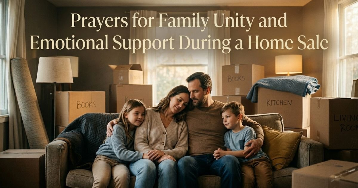 Prayers for Family Unity and Emotional Support During a Home Sale