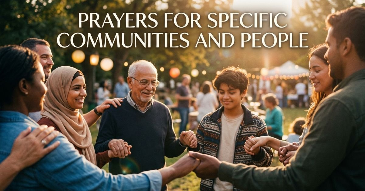 Prayers for Specific Communities and People