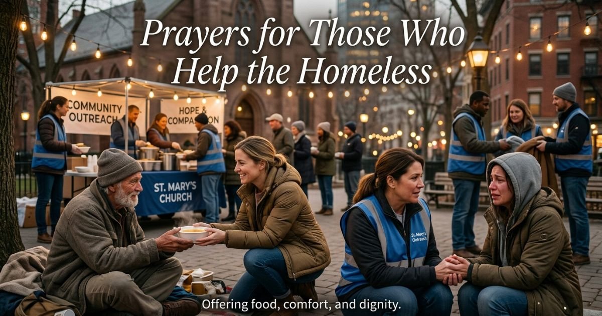 Prayers for Those Who Help the Homeless