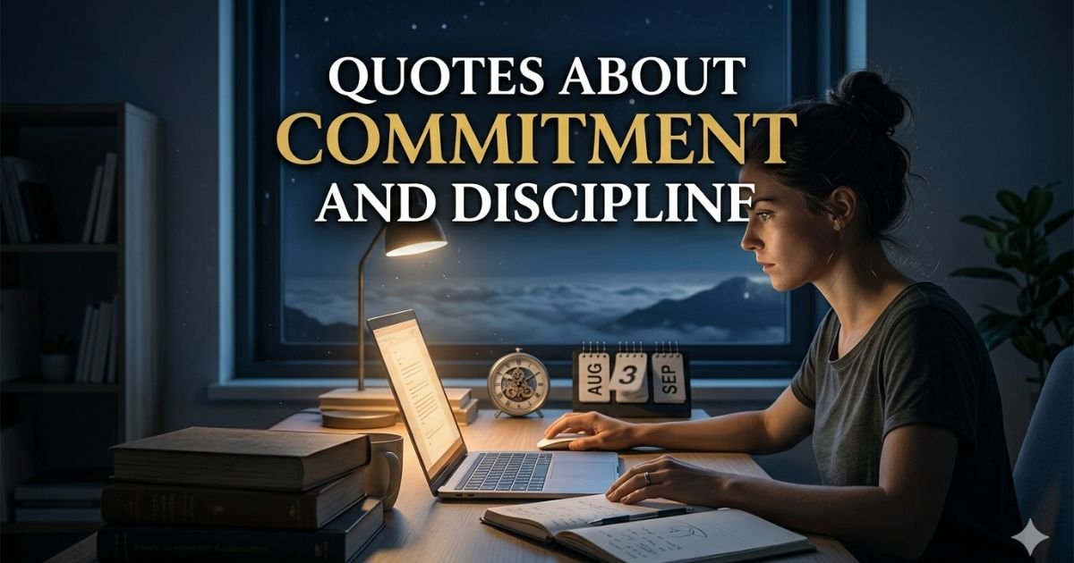 Quotes About Commitment and Discipline