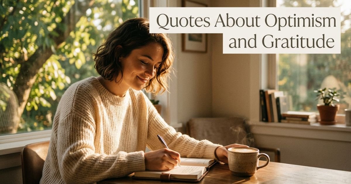 Quotes About Optimism and Gratitude