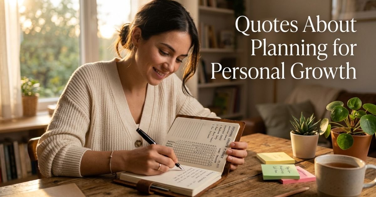 Quotes About Planning for Personal Growth