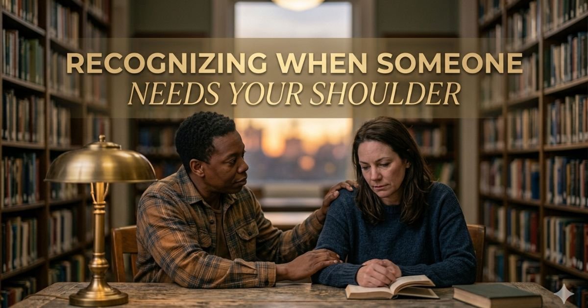 Recognizing When Someone Needs Your Shoulder