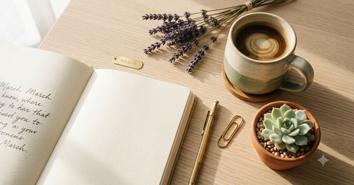 Reflective March Quotes for Journaling and Quiet Moments