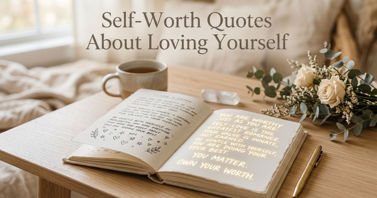 Self-Worth Quotes About Loving Yourself