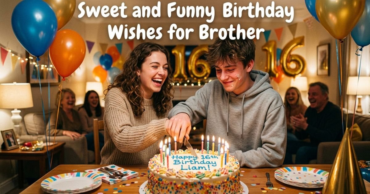 Sweet and Funny Birthday Wishes for Brother