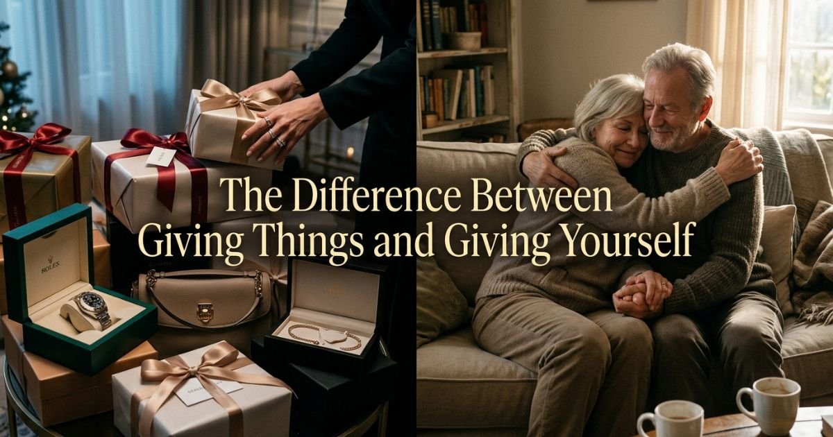 The Difference Between Giving Things and Giving Yourself