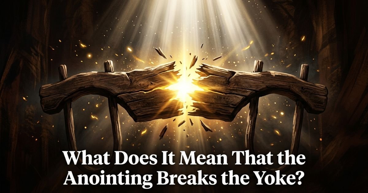 What Does It Mean That the Anointing Breaks the Yoke?