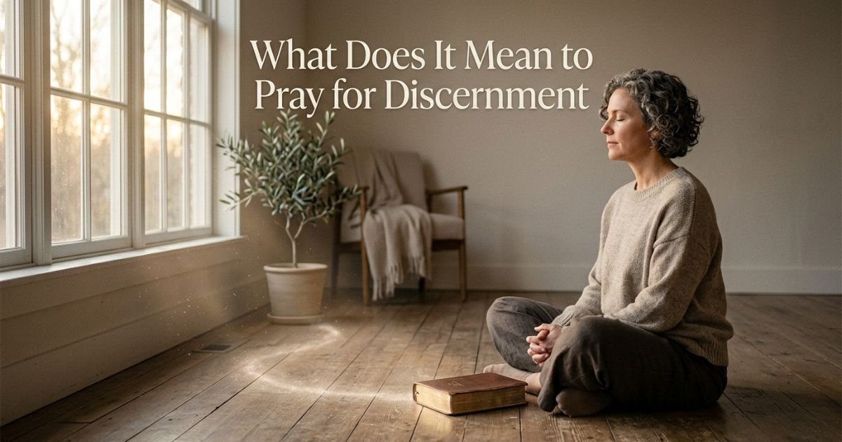 What Does It Mean to Pray for Discernment