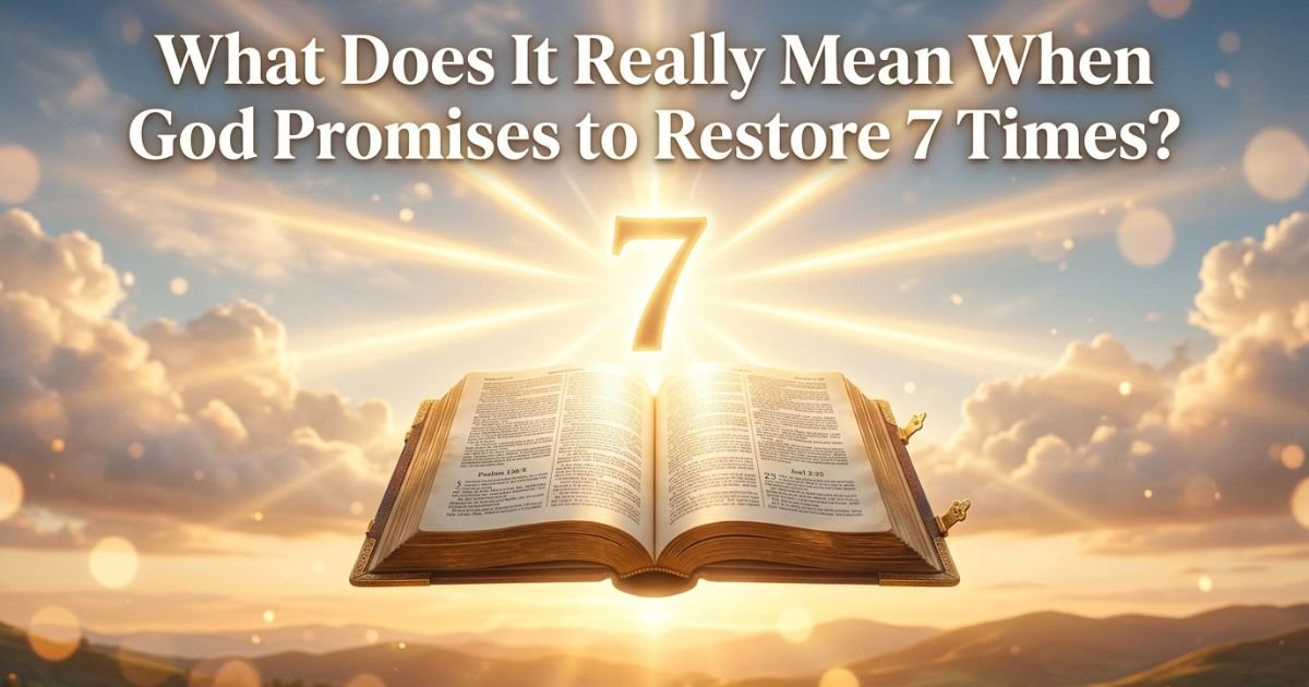 What Does It Really Mean When God Promises to Restore 7 Times?