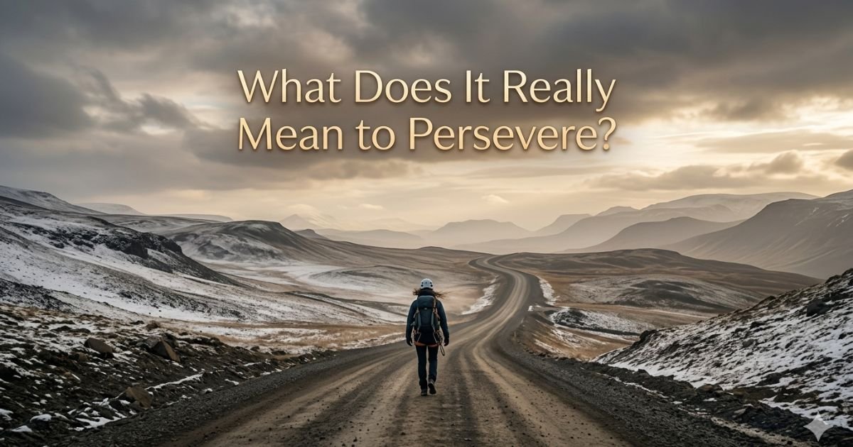 What Does It Really Mean to Persevere?