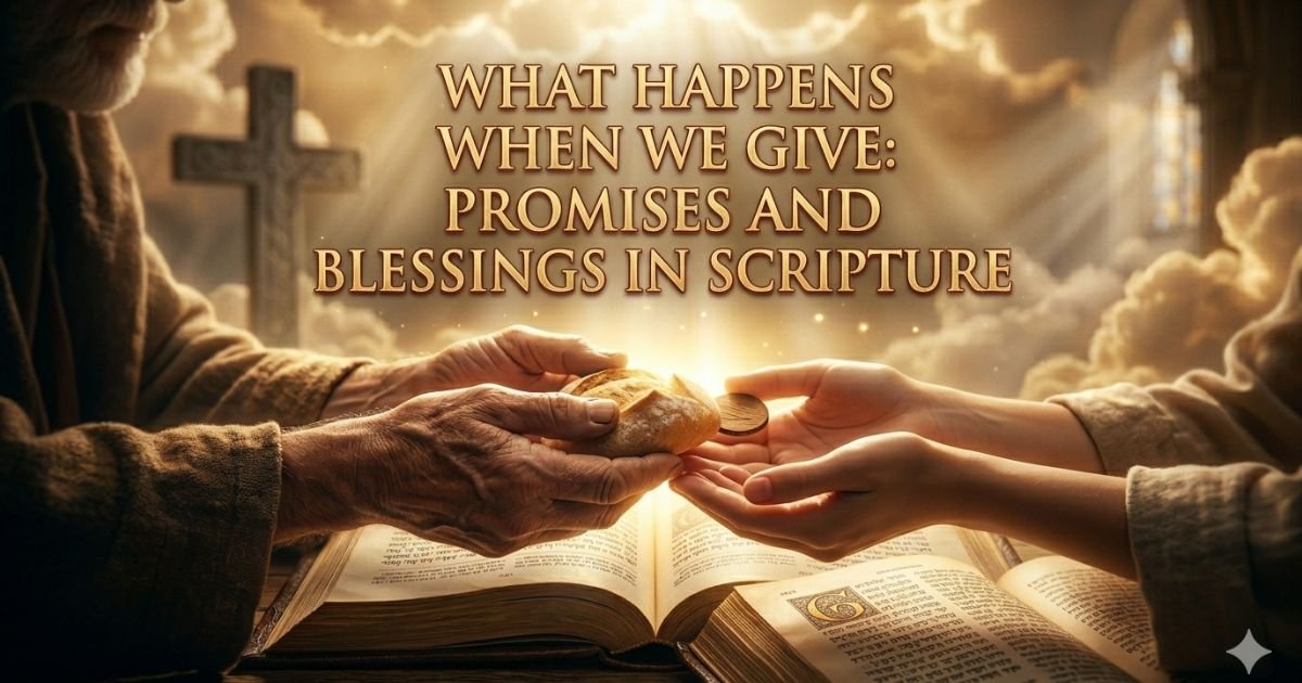 What Happens When We Give: Promises and Blessings in Scripture