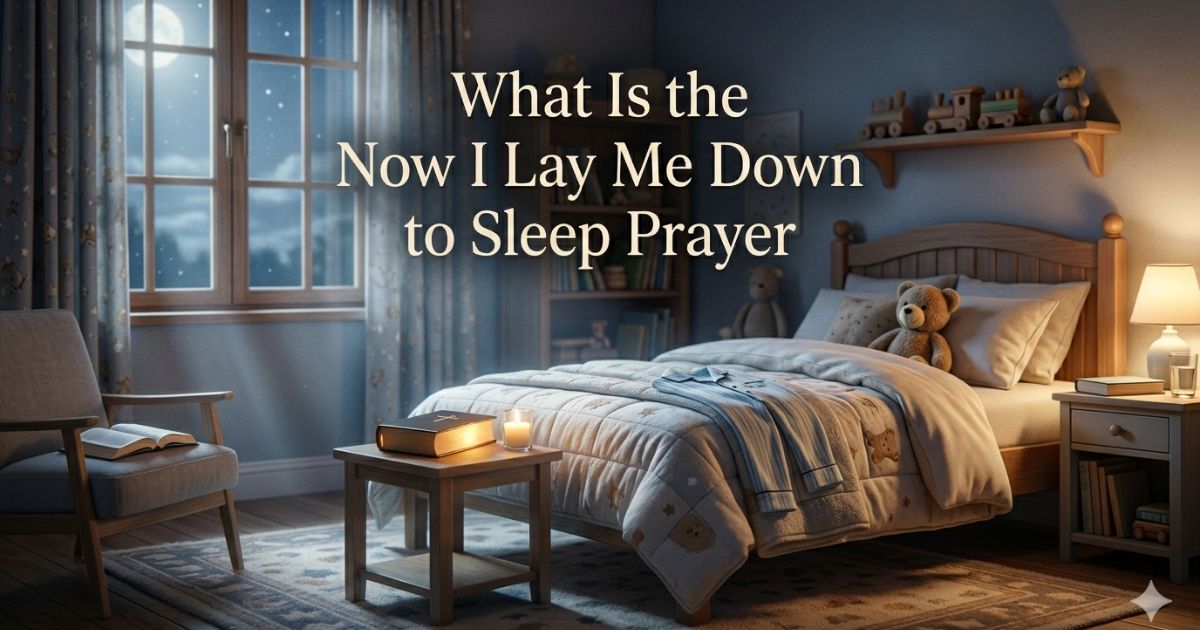 What Is the Now I Lay Me Down to Sleep Prayer