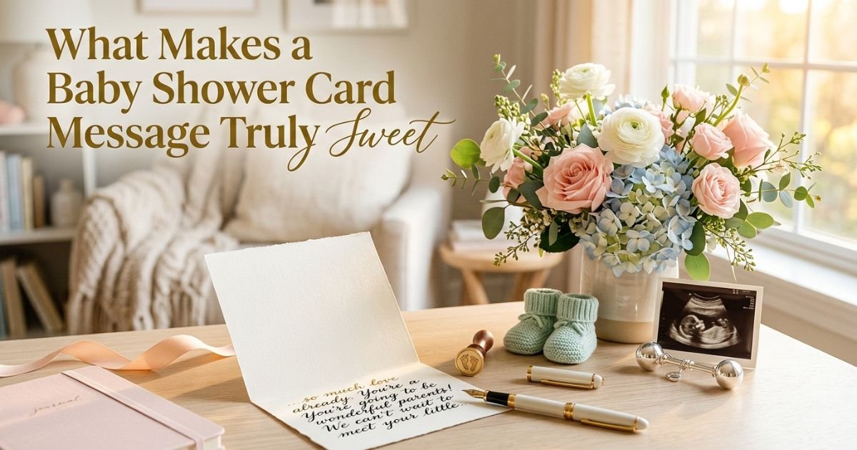 What Makes a Baby Shower Card Message Truly Sweet