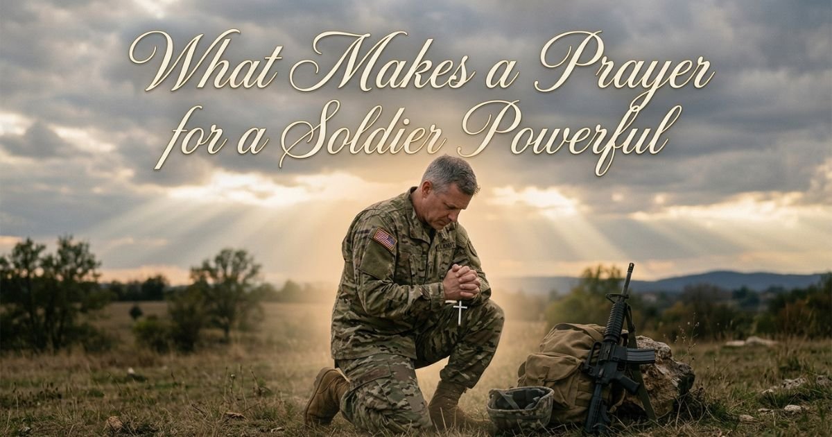 What Makes a Prayer for a Soldier Powerful