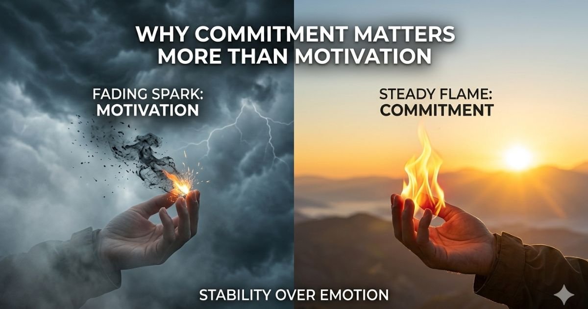 Why Commitment Matters More Than Motivation