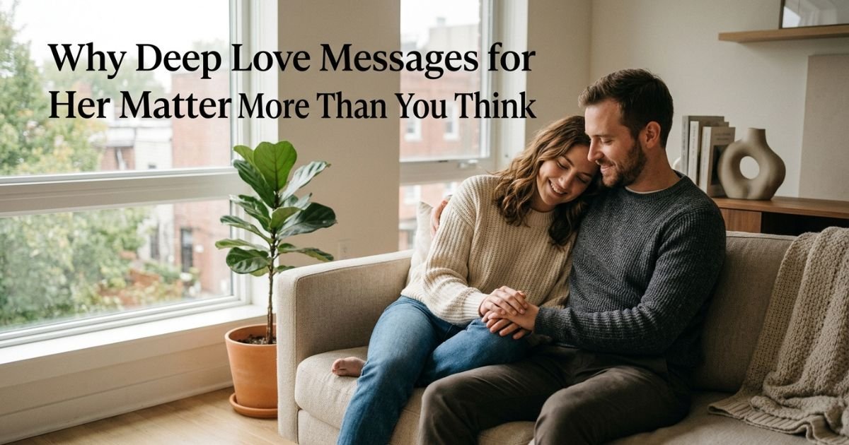 Why Deep Love Messages for Her Matter More Than You Think