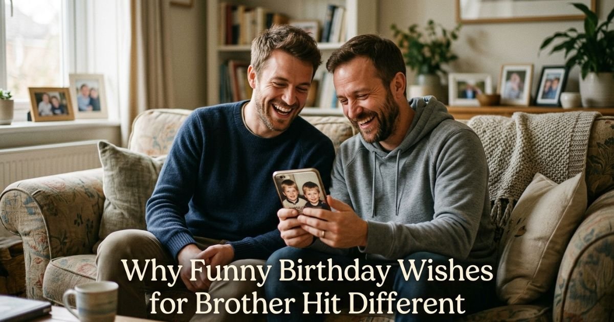 Why Funny Birthday Wishes for Brother Hit Different