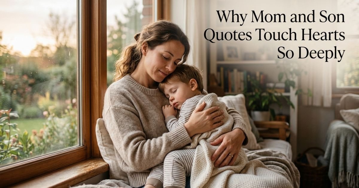 Why Mom and Son Quotes Touch Hearts So Deeply