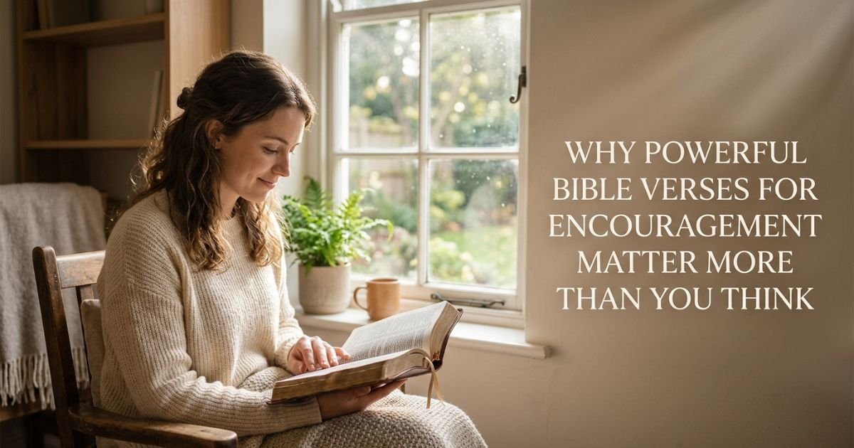 Why Powerful Bible Verses for Encouragement Matter More Than You Think