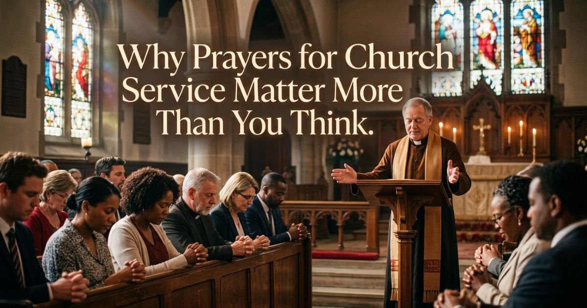 Why Prayers for Church Service Matter More Than You Think