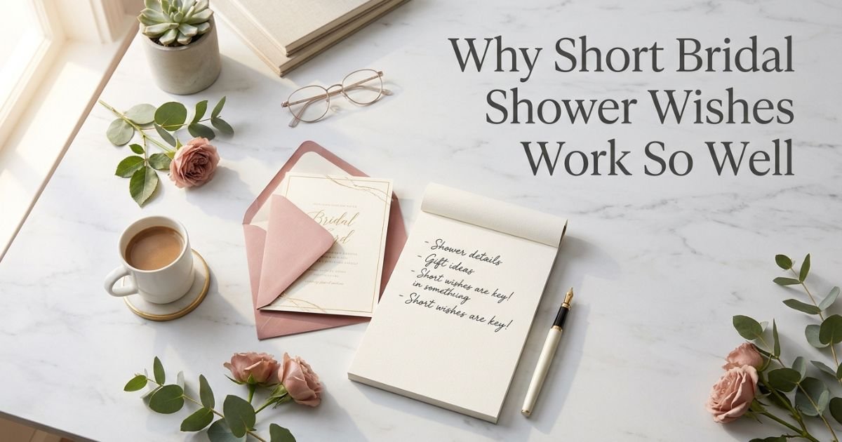 Why Short Bridal Shower Wishes Work So Well
