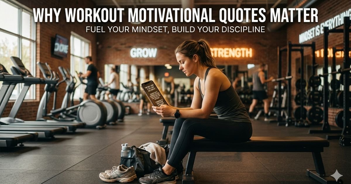 Why Workout Motivational Quotes Matter