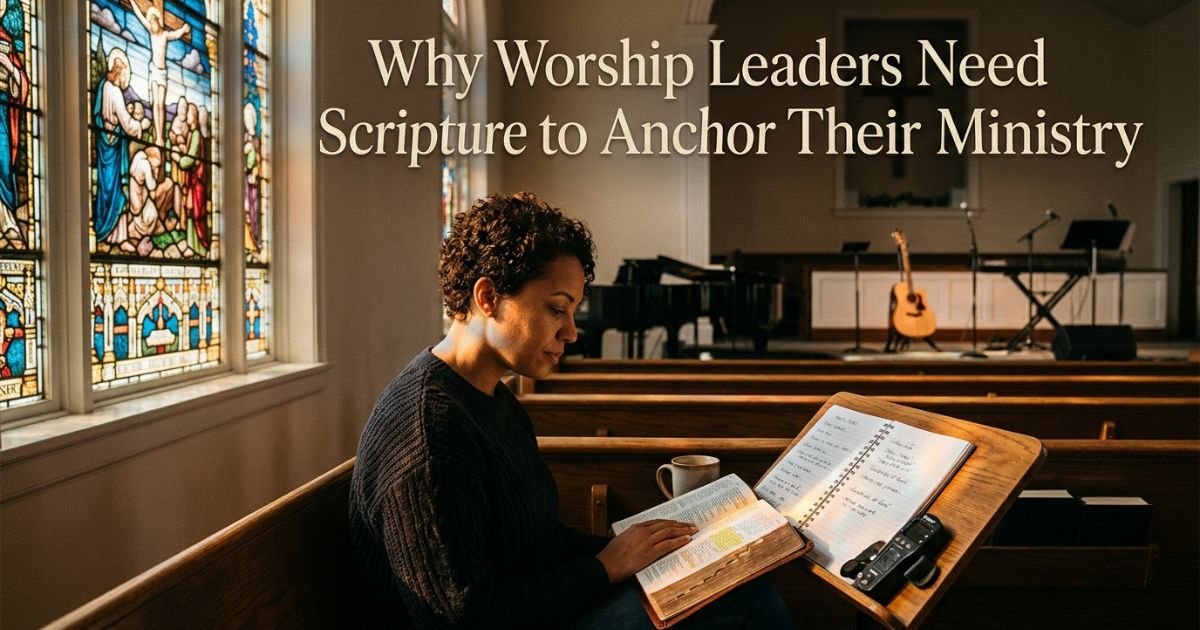 Why Worship Leaders Need Scripture to Anchor Their Ministry