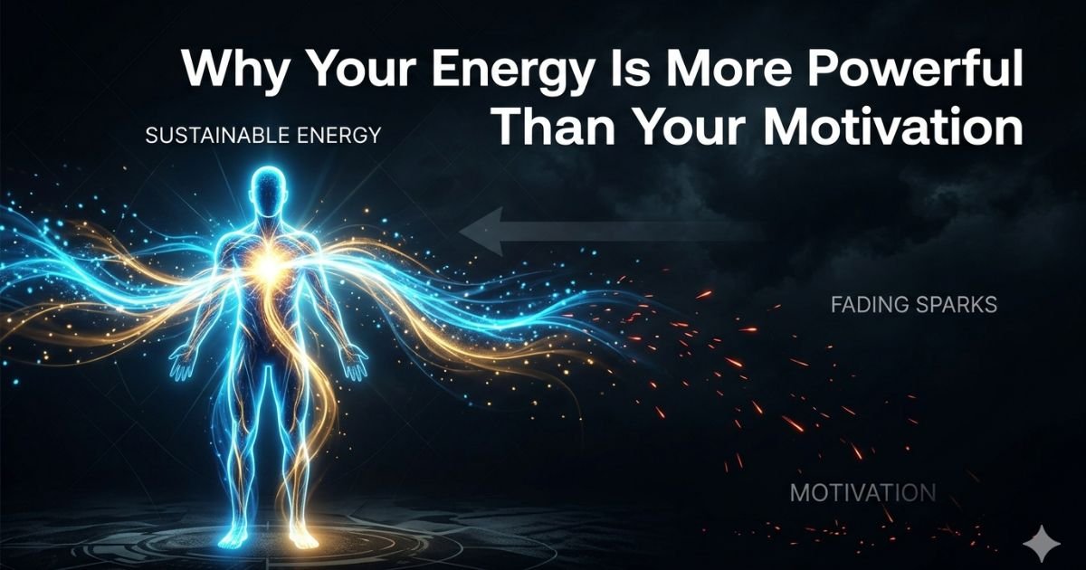 Why Your Energy Is More Powerful Than Your Motivation