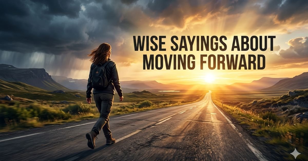 Wise Sayings About Moving Forward